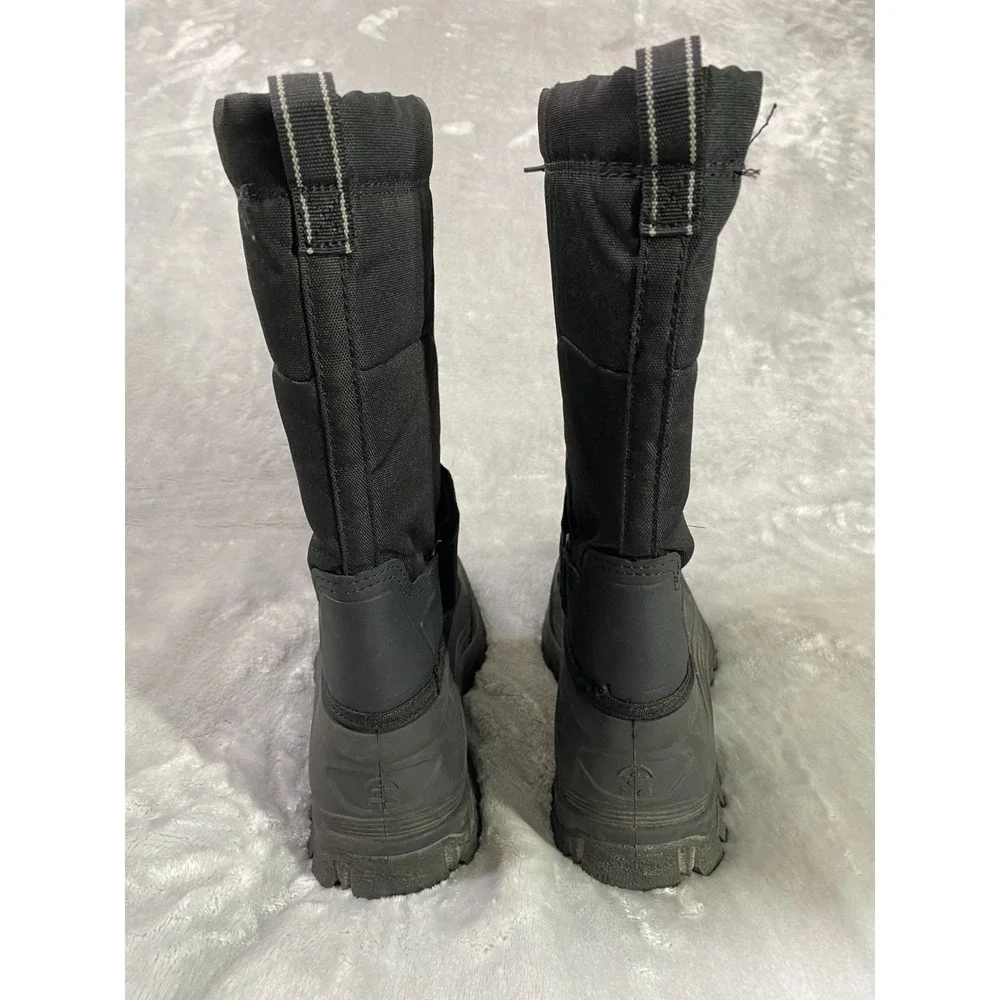 Kamik‎ Green Bay 4 Boots Mens 8 Black Insulated Winter Thermal Liner Snow Boot